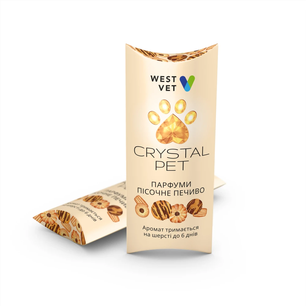 «CRYSTAL PET Пісочне печиво» Парфуми для собак і котів
